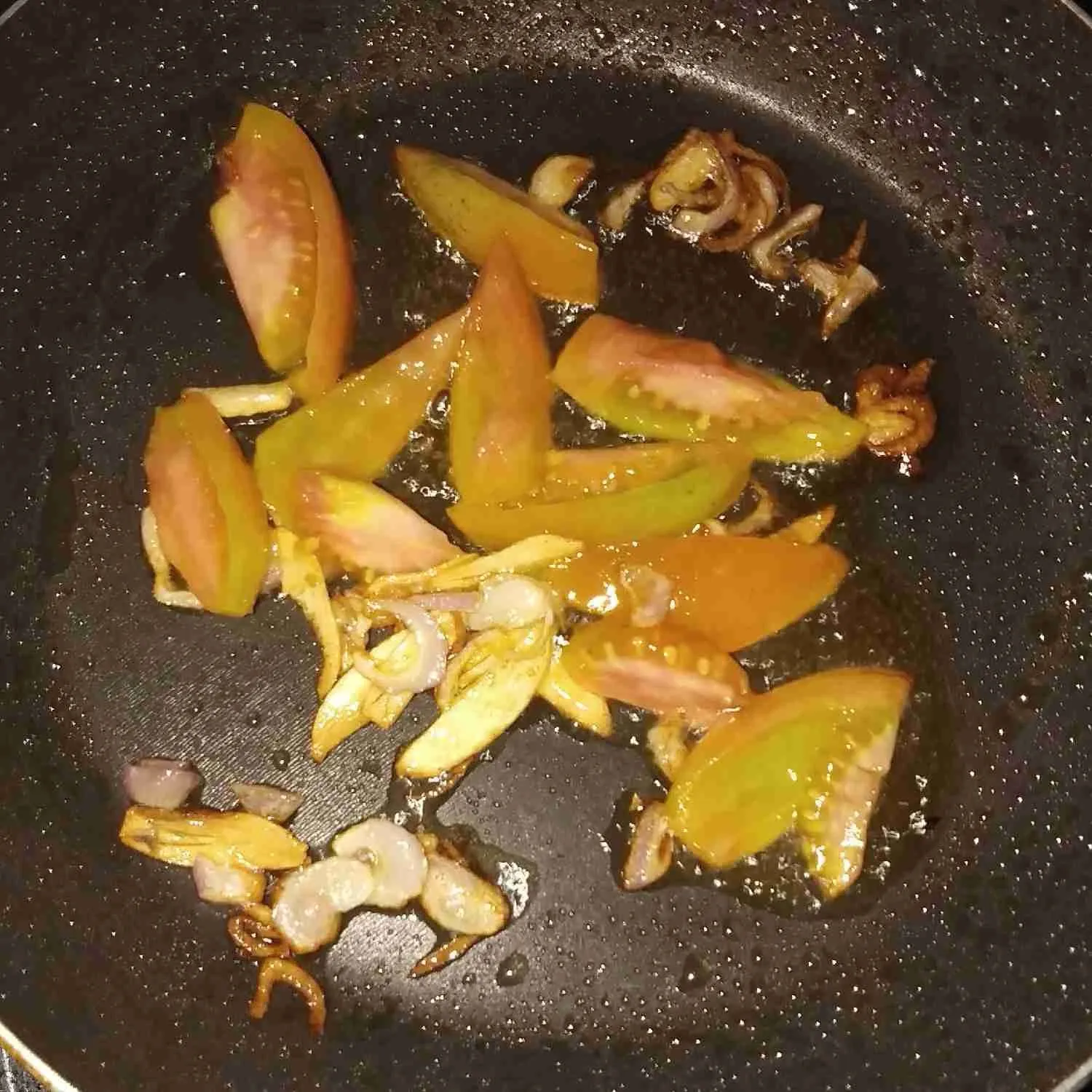 Step 4 Tumis Telur Tebu