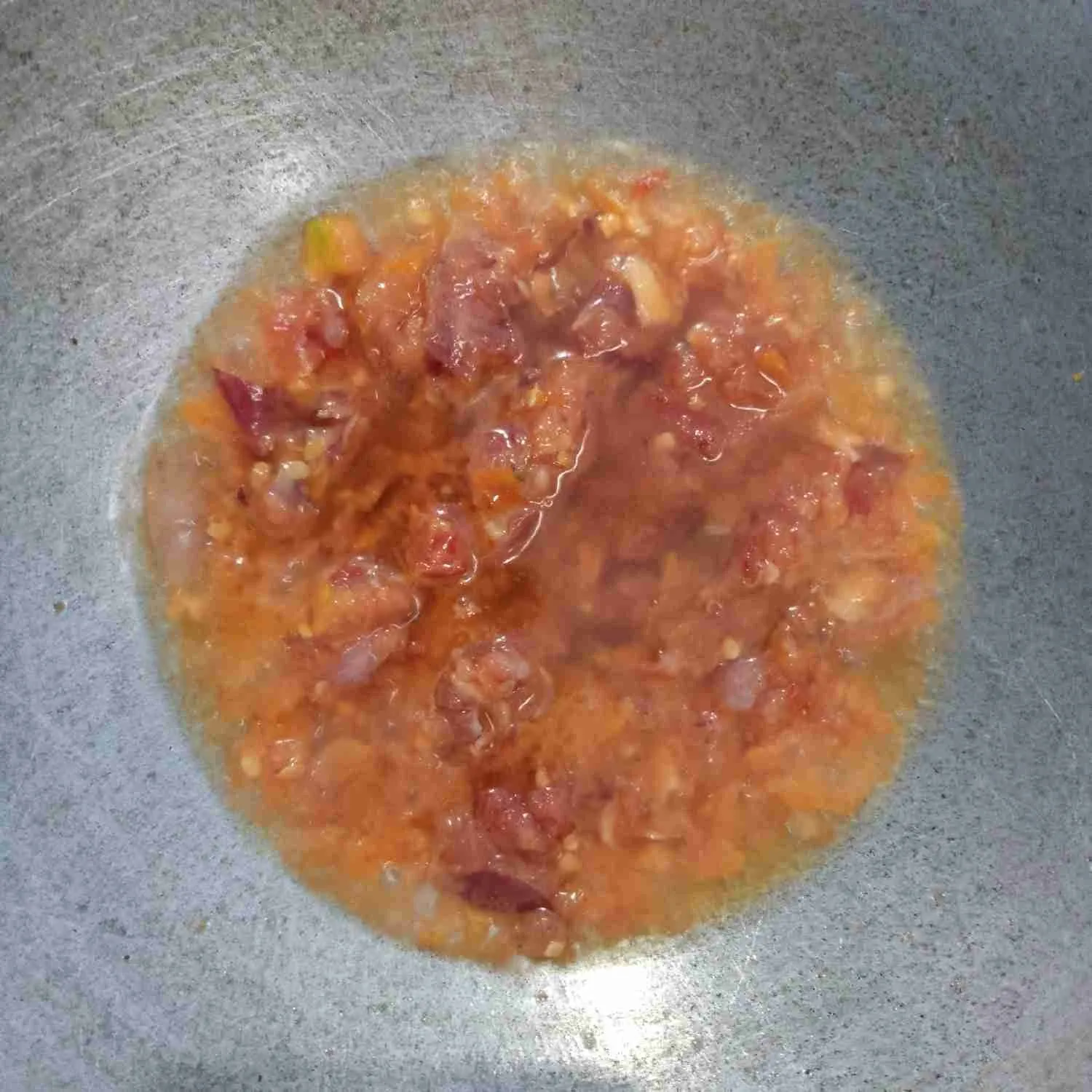 Step 3 Ikan Asin Bulu Ayam Pete