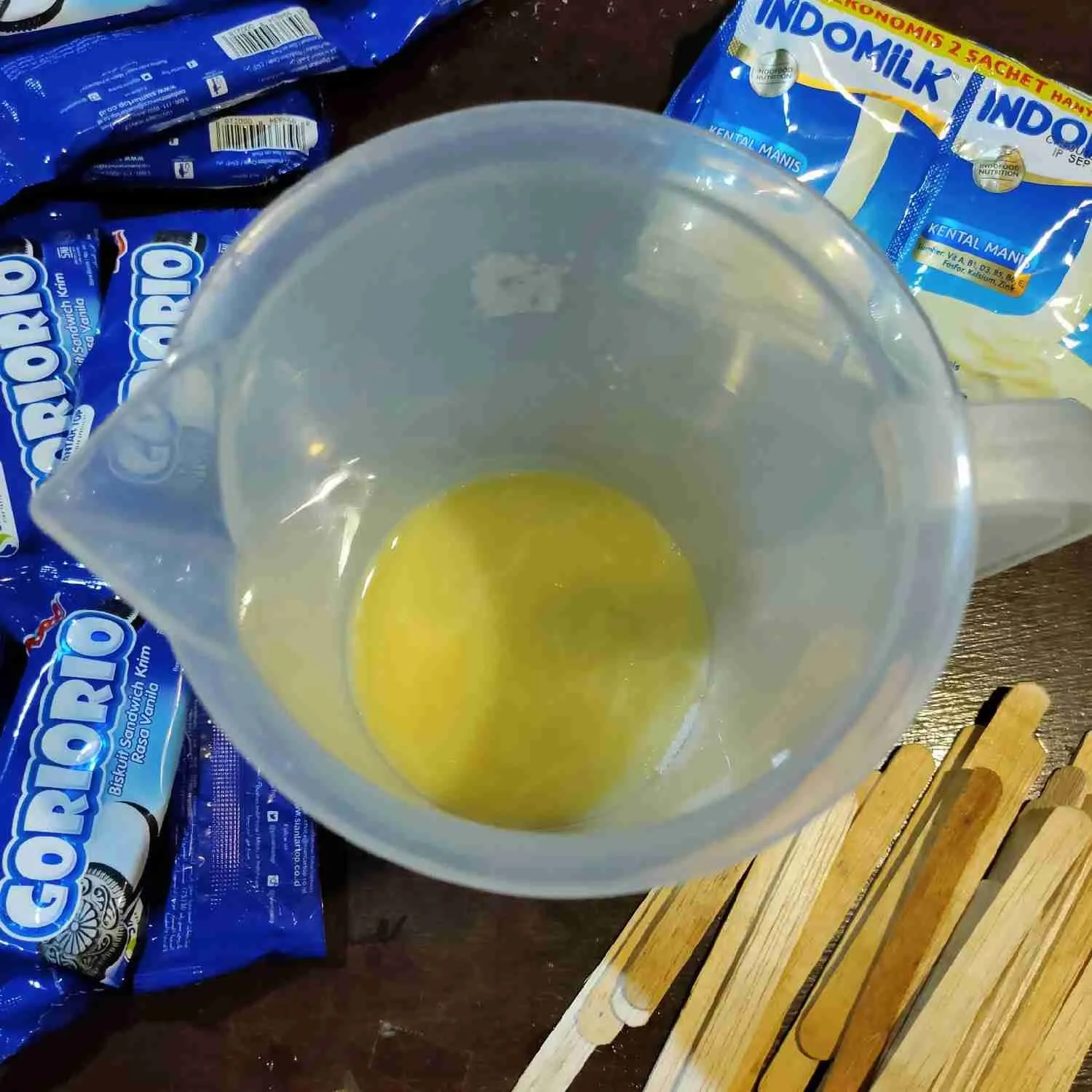 Step 1 Es Krim Biskuit