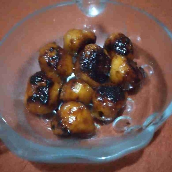 Baso saus szechuan siap disajikan.