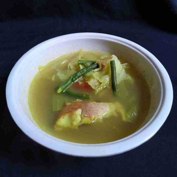 Gangan asam banjar iwak nila siap disajikan.