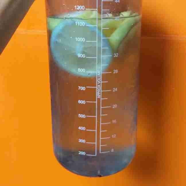 Step 6 Infused Water Lemon dan Madu