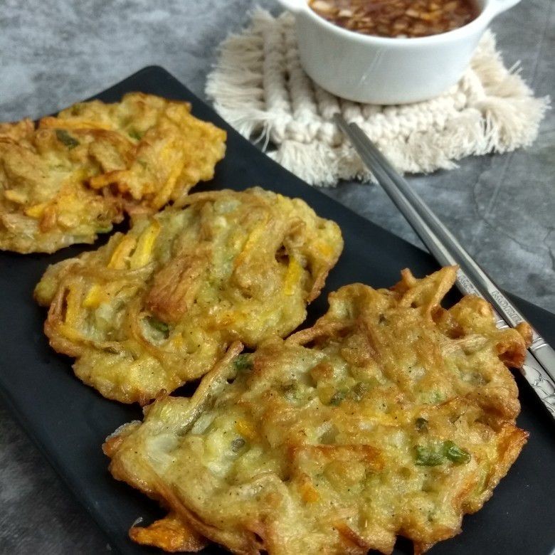 Korean Enoki Pancake