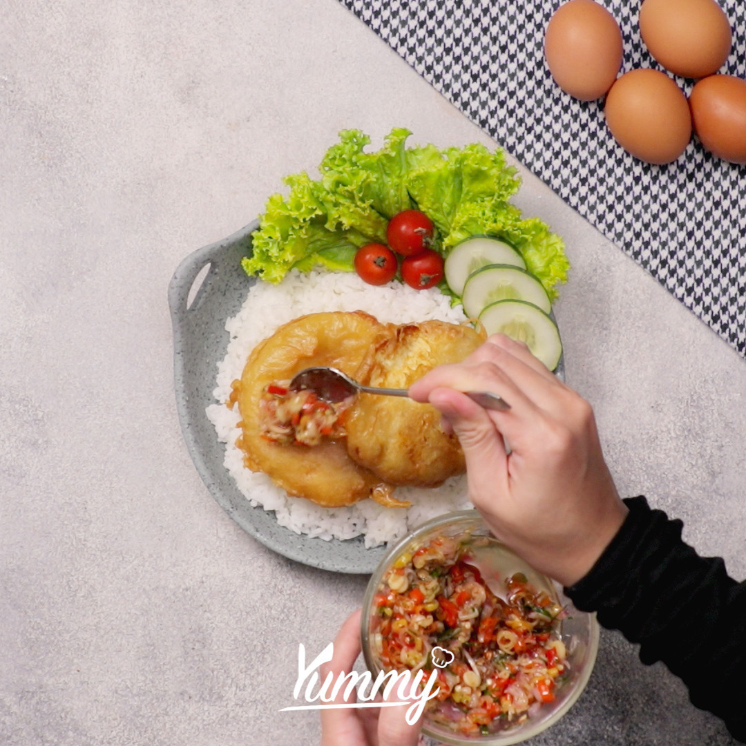 Step 5 Telur Crispy Sambal Matah