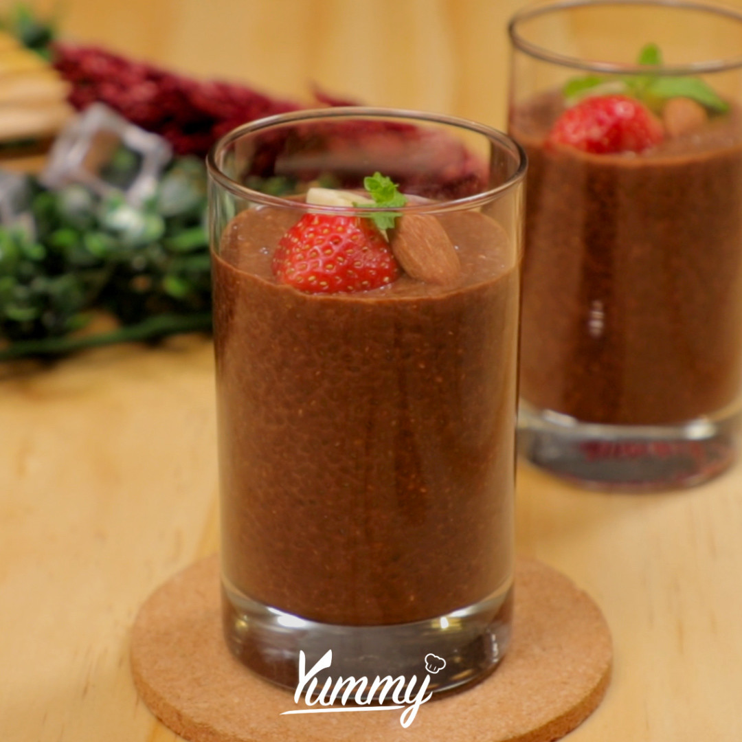 Pudim de Chia - Receita Básica | Pudim de chia, Receitas de pudim de ...