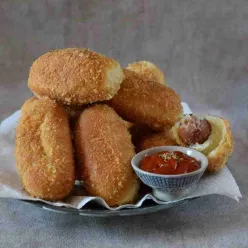 Roti Goreng Mini Sosis #LebihSehat