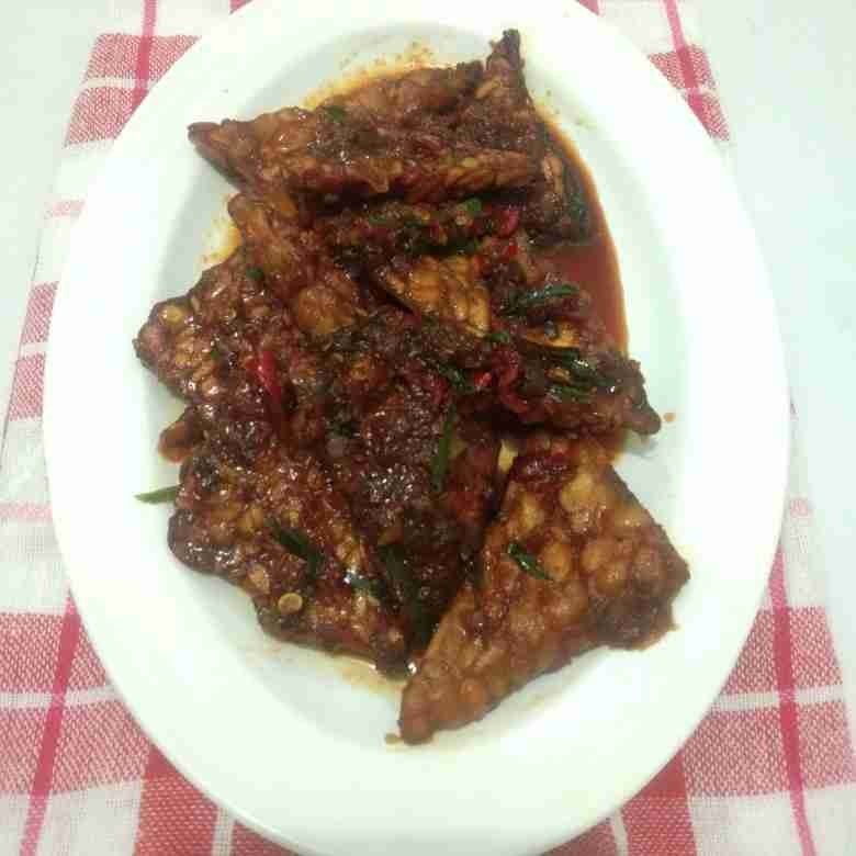 Tempe Goreng Pedas Manis