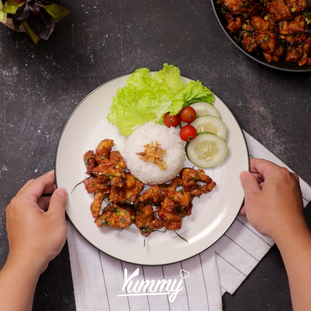 Step 5 Ayam Crispy Bumbu Sambal Terasi