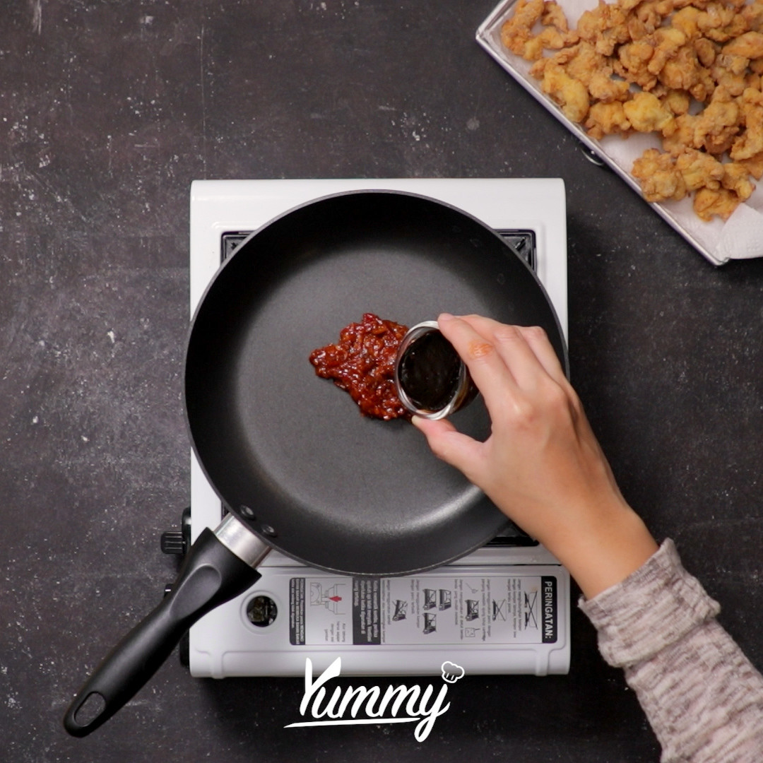 Step 4 Ayam Crispy Bumbu Sambal Terasi