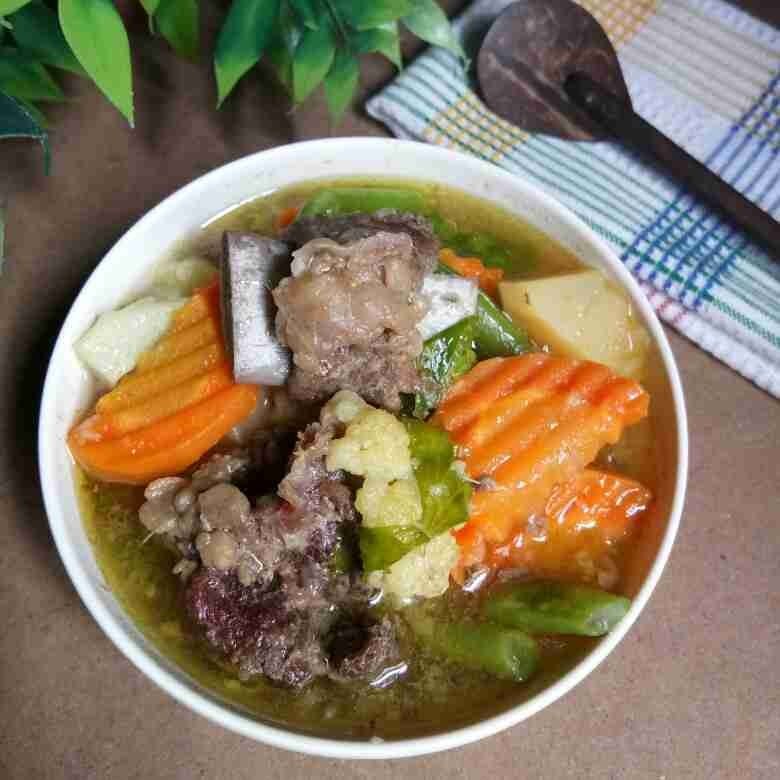 Step 5 Sop Sayur Tulangan Sapi