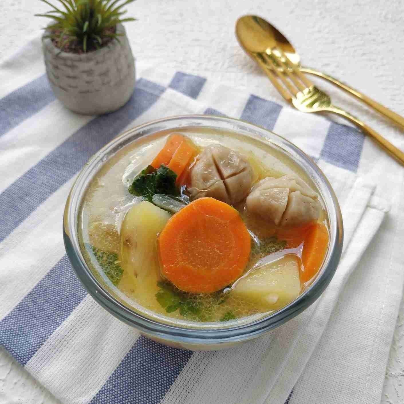 Sop Bakso Sayuran