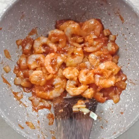 Step 4 Udang Asam Manis