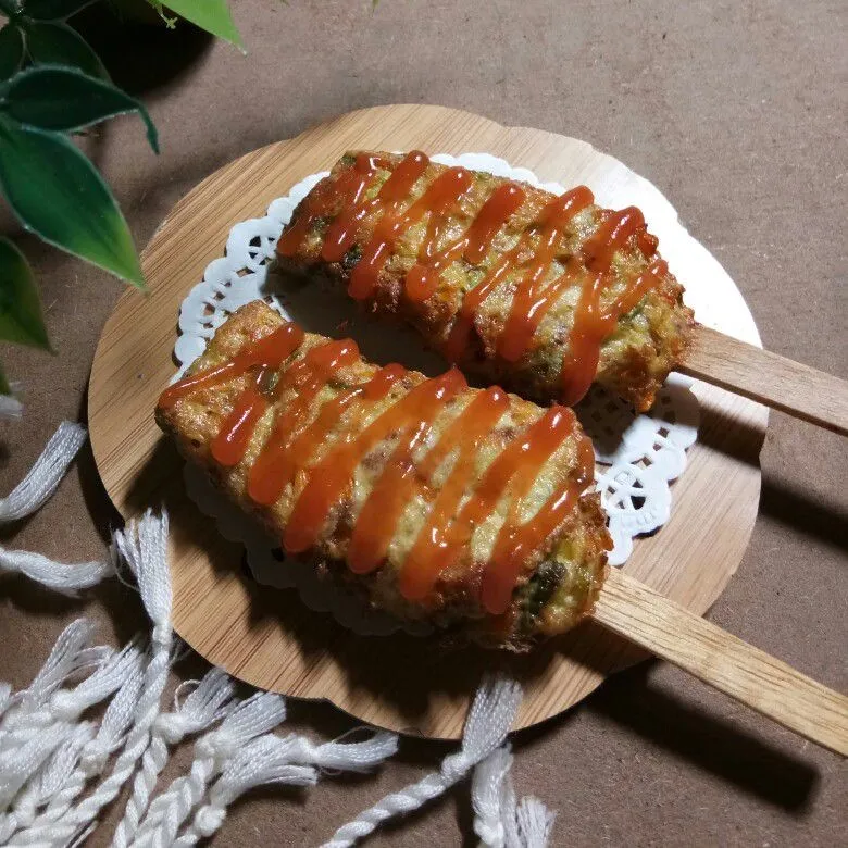 Stik Telur Kornet Sayur #LebihSehat