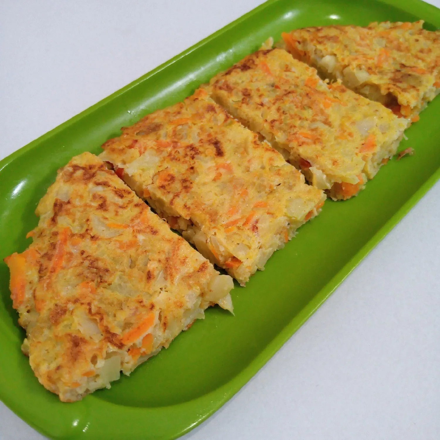Omelet Bunga Kol Wortel #LebihSehat
