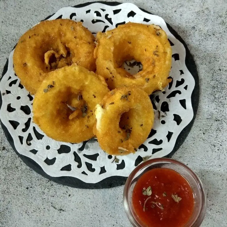 Mozzarella Onion Ring #LebihSehat