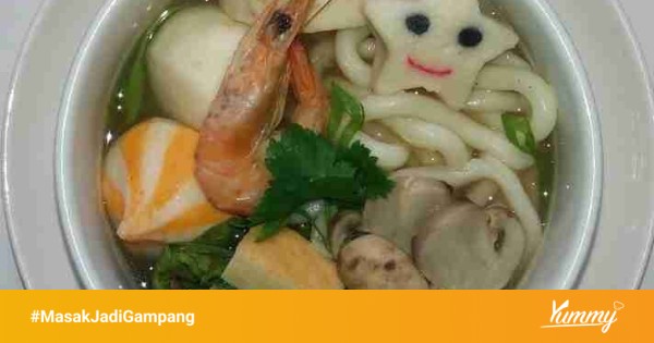 Resep Seafood Udon Noodle Soup Sederhana Rumahan Di Yummy App