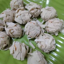 Proses hingga semua bahan isian habis.