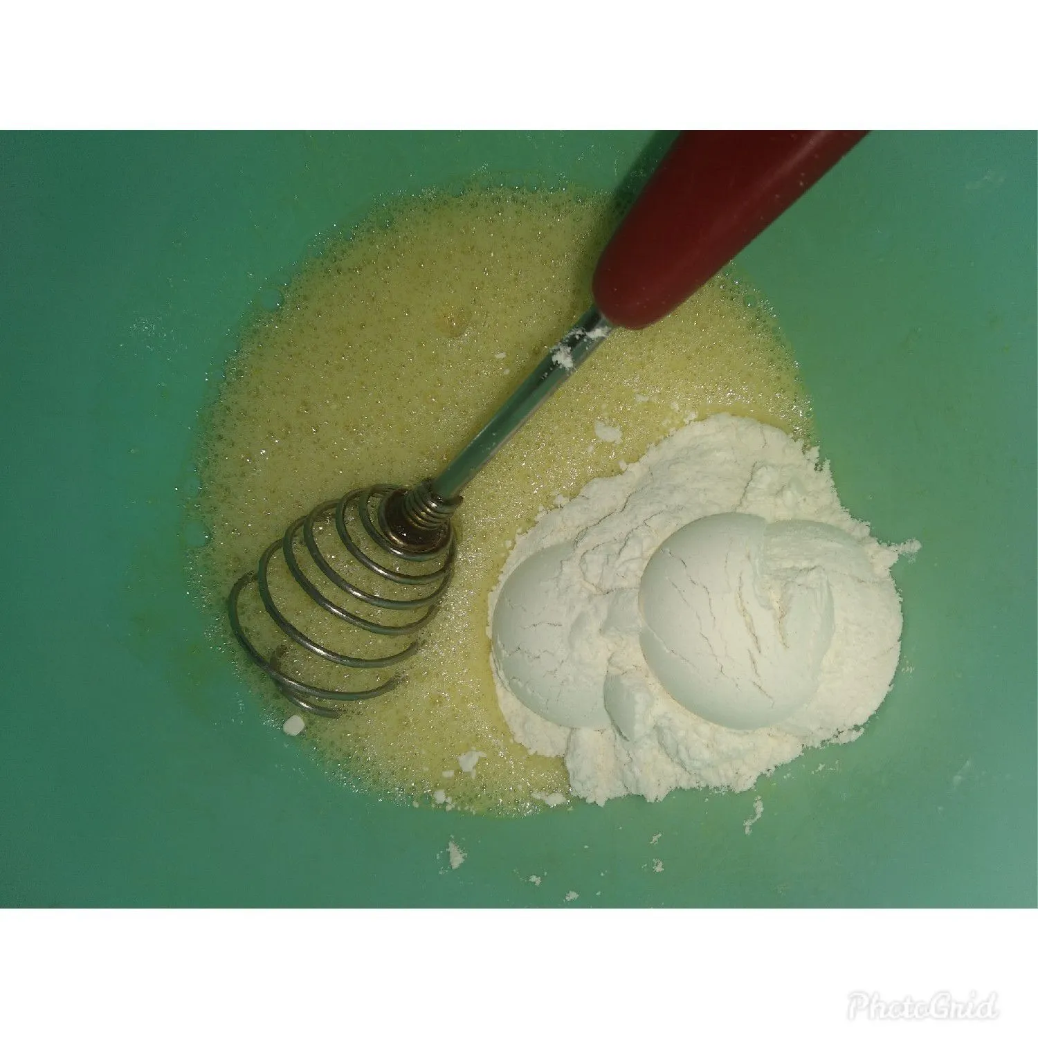 Step 4 BOLU PISANG KUKUS TANPA MIXER