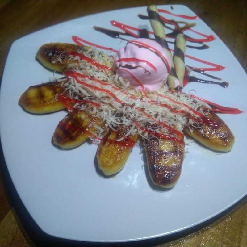 Resep Pisang  Panggang Es Krim  dari Chef Siti Mudrikah 