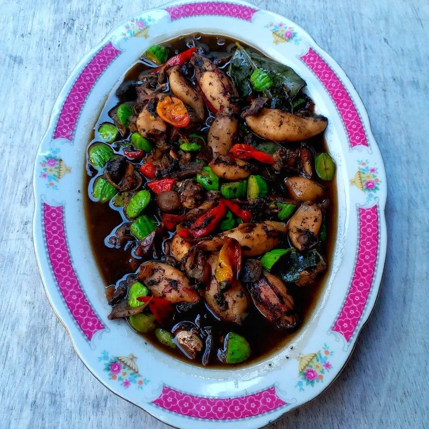 Cumi Petai Masak Tinta