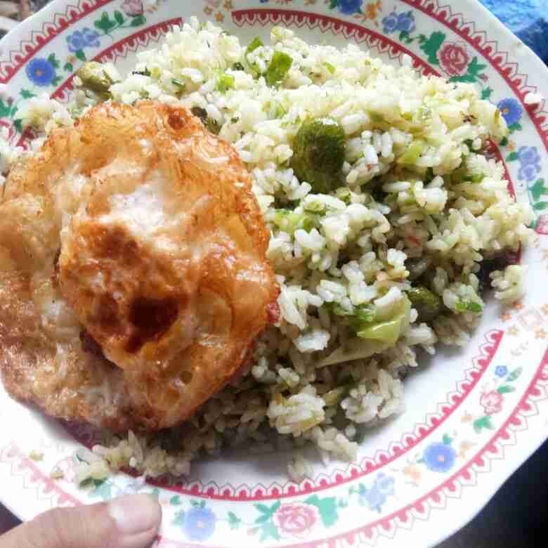 Nasi goreng pete cabe ijo