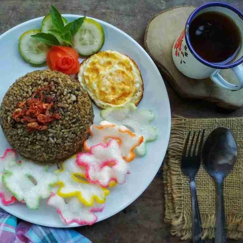 Nasi Goreng Hitam Tinta Cumi #JagoMasakMinggu1