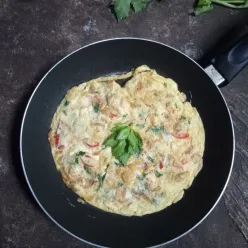 Telur Dadar Udang Rebon #JagoMasakMinggu1