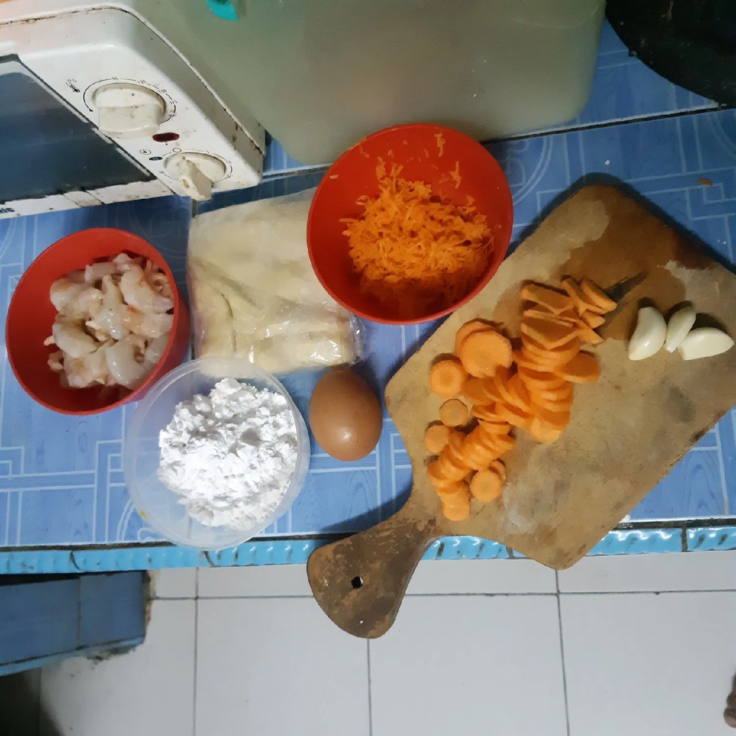 Step 1 Dimsum Udang
