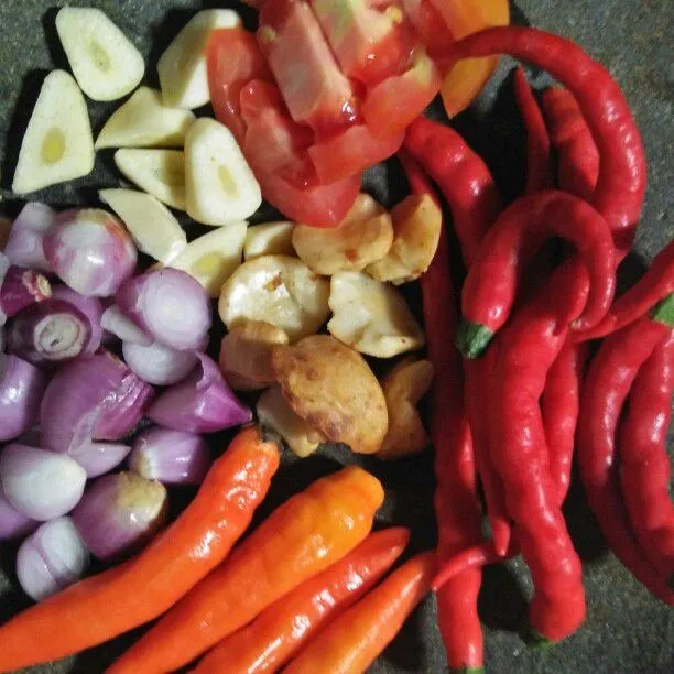 Step 1 Cumi Asin Sambal Bawang Daun Jeruk