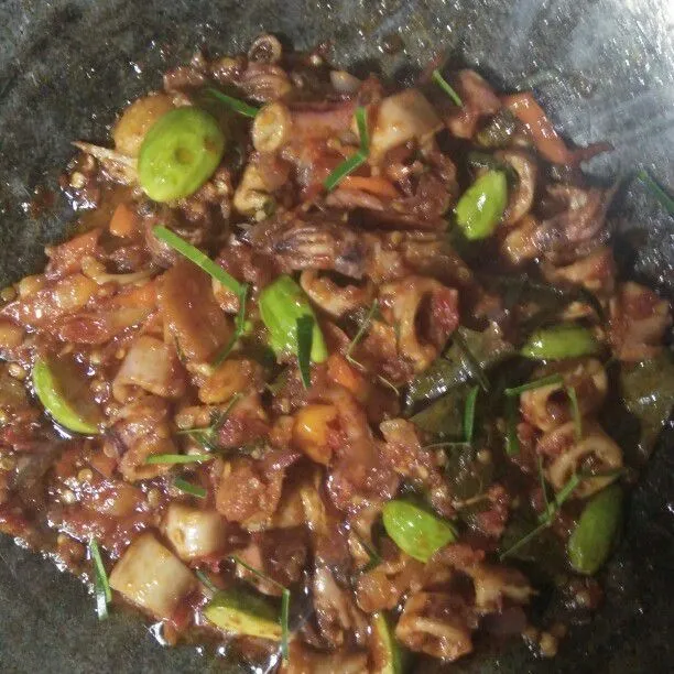 Step 5 Cumi Asin Sambal Bawang Daun Jeruk