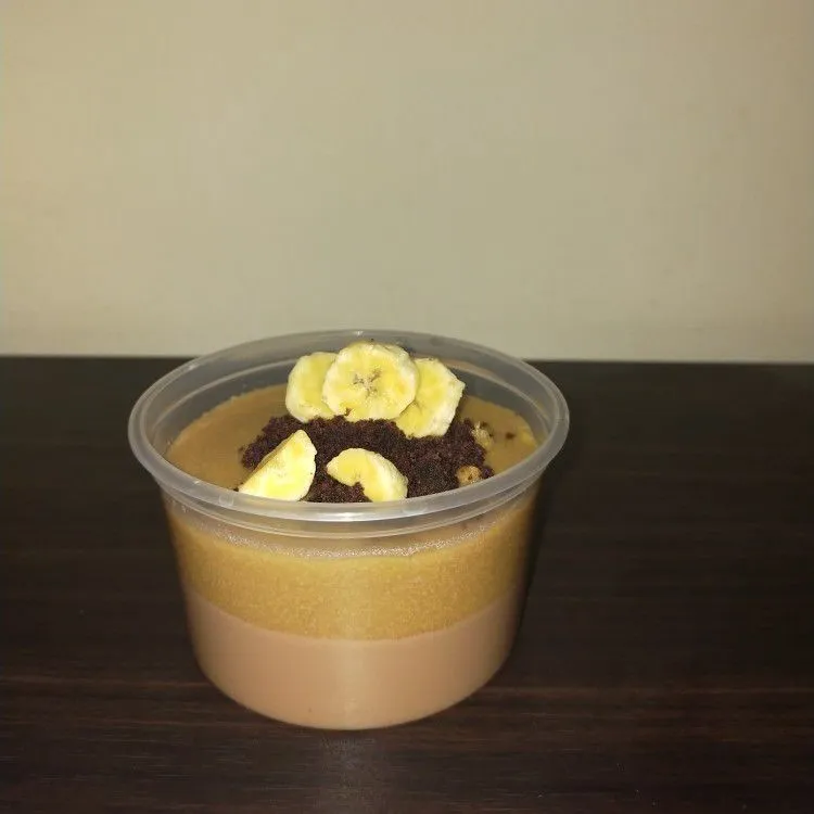 Puding Lapis Teh Tarik Alpukat #JagoMasakMinggu2