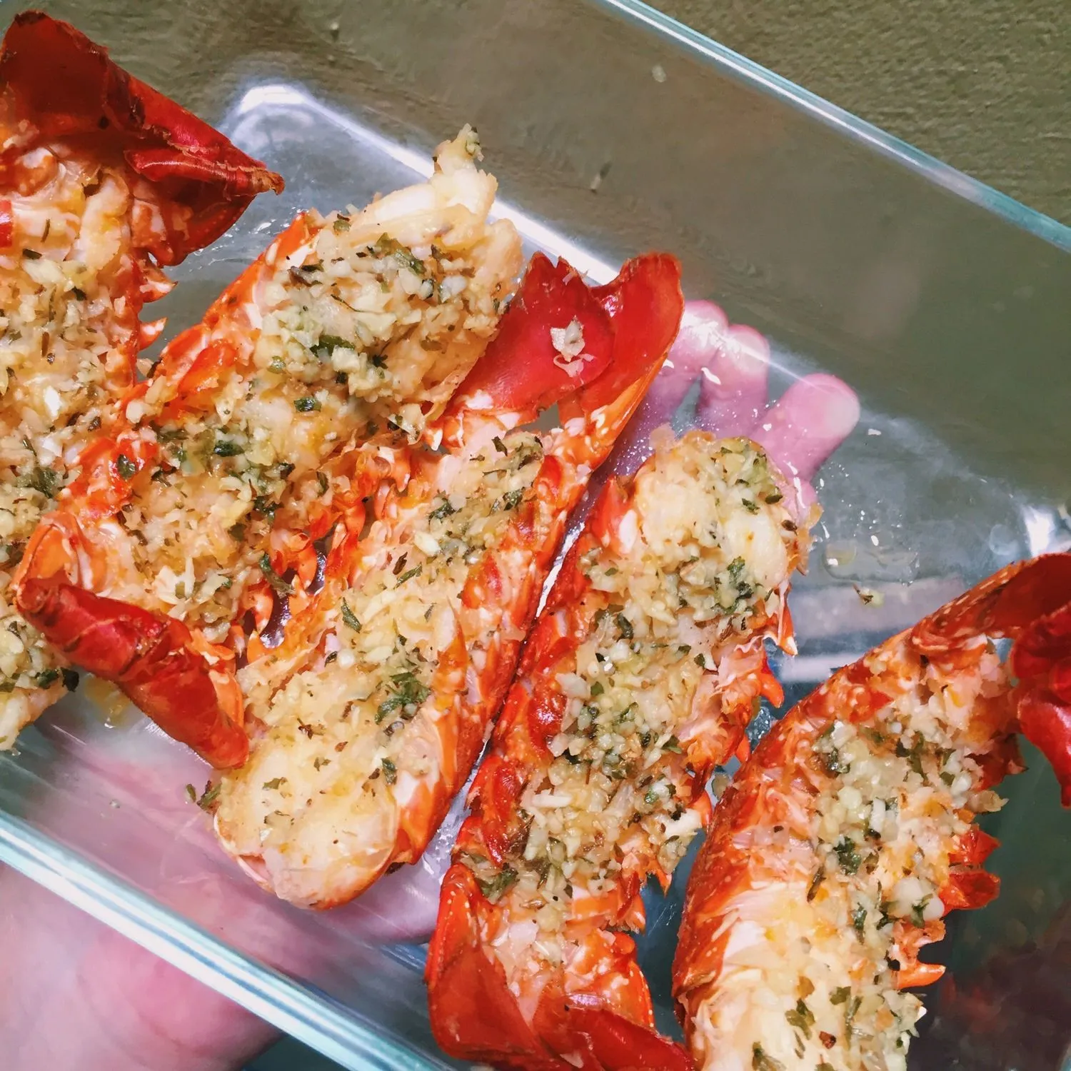 Garlic Parmesan Lobster