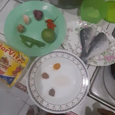 siapkan bahan2 yg akan di masak