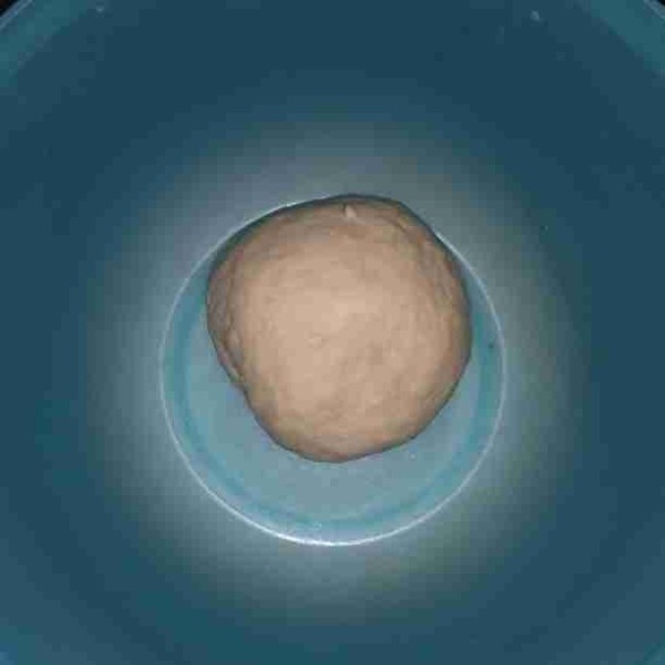 Diamkan adonan selama 15-20 menit. Tutup dengan serbet. Setelah mengembang kempiskan adonan.