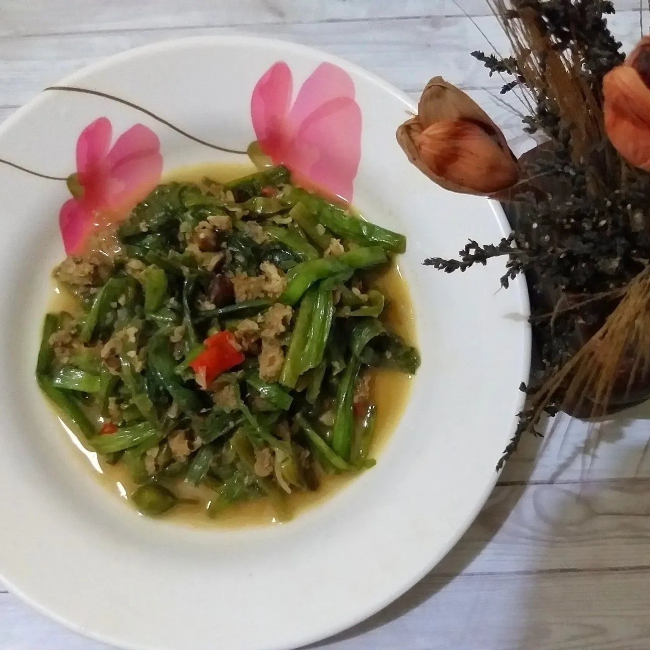 Tumis Genjer Saus Oncom #JagoMasakMinggu3