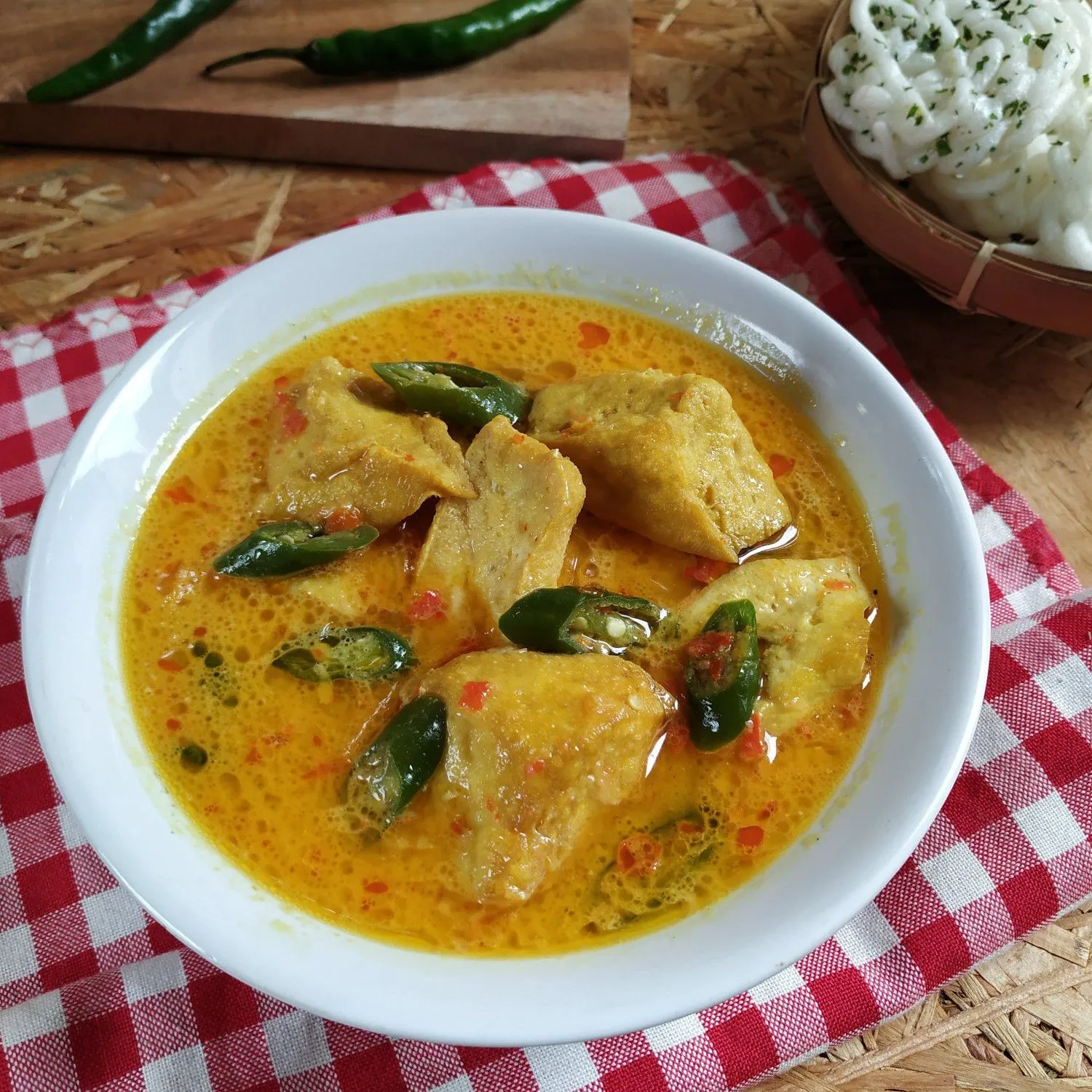 Sayur Tahu Kuah Santan Enak dan Mudah Dibuat