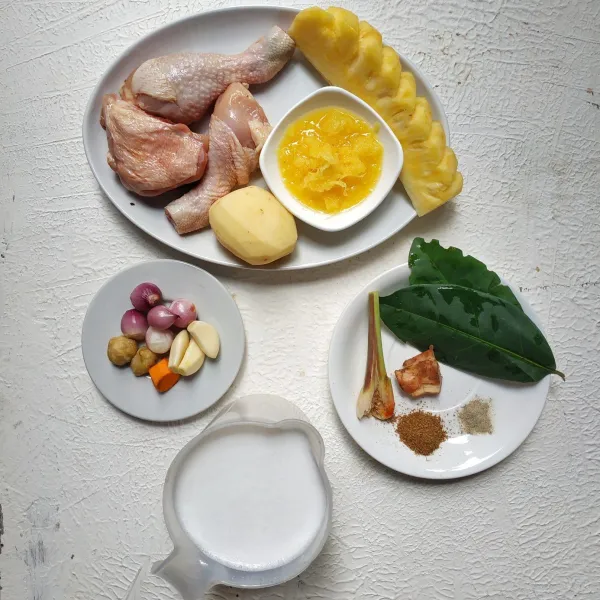 Siapkan bahan yang akan diolah