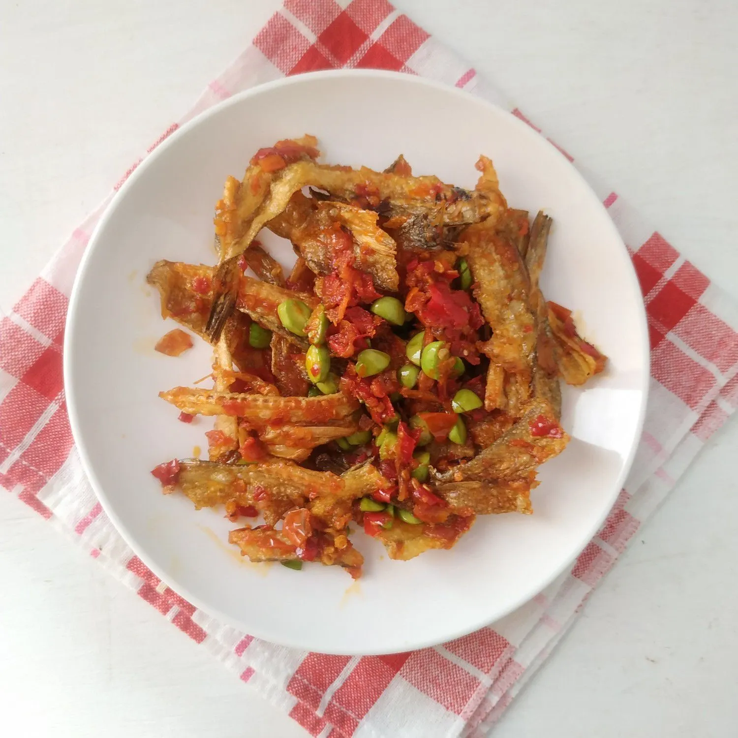 Balado Ikan Asin Pete #JagoMasakMinggu3