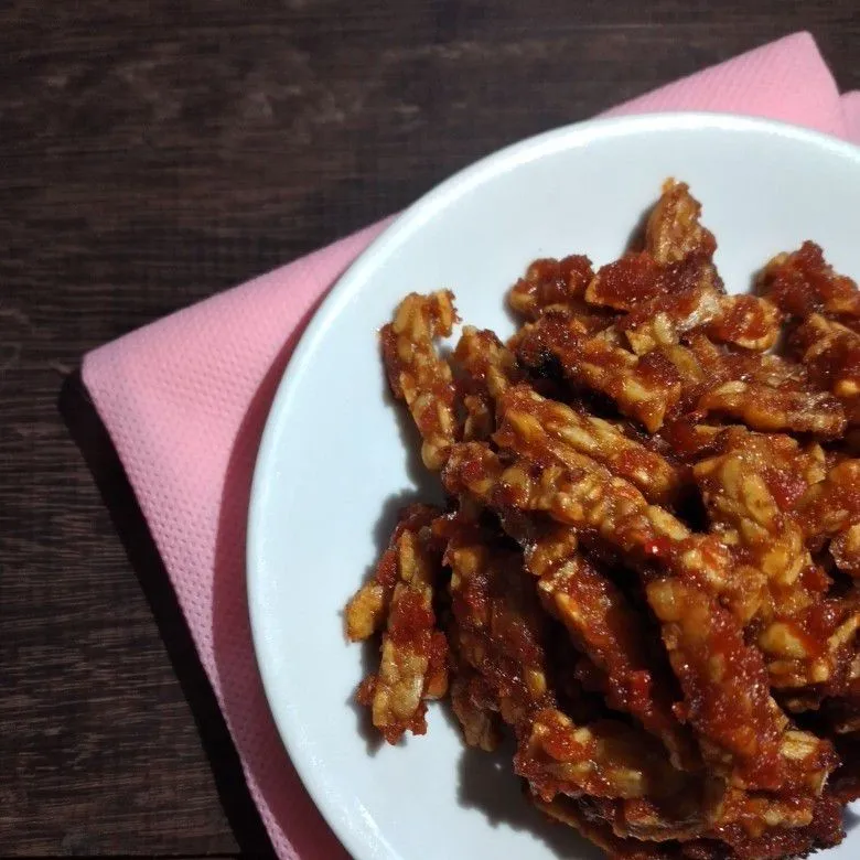 Sambal Goreng Pedas Manis Tempe #JagoMasakMinggu3