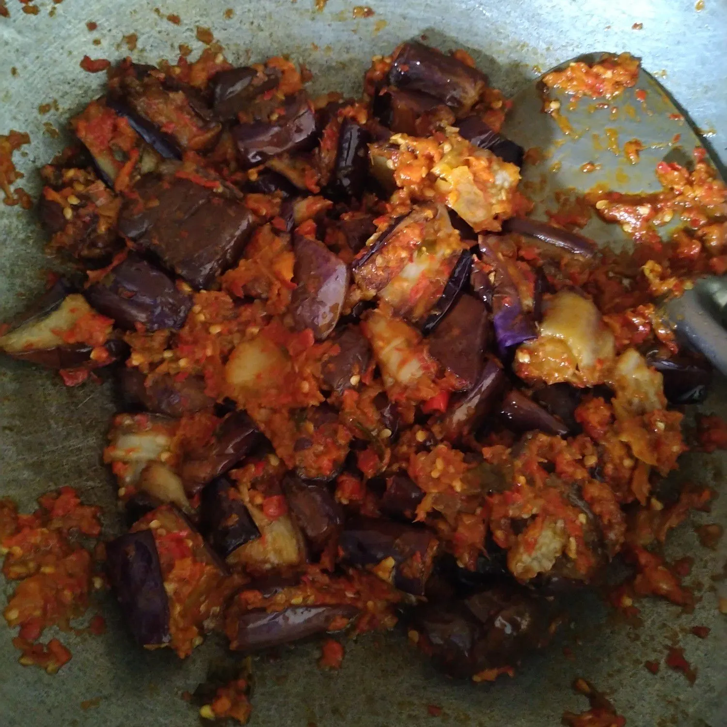 Step 5 Terong Balado Minang