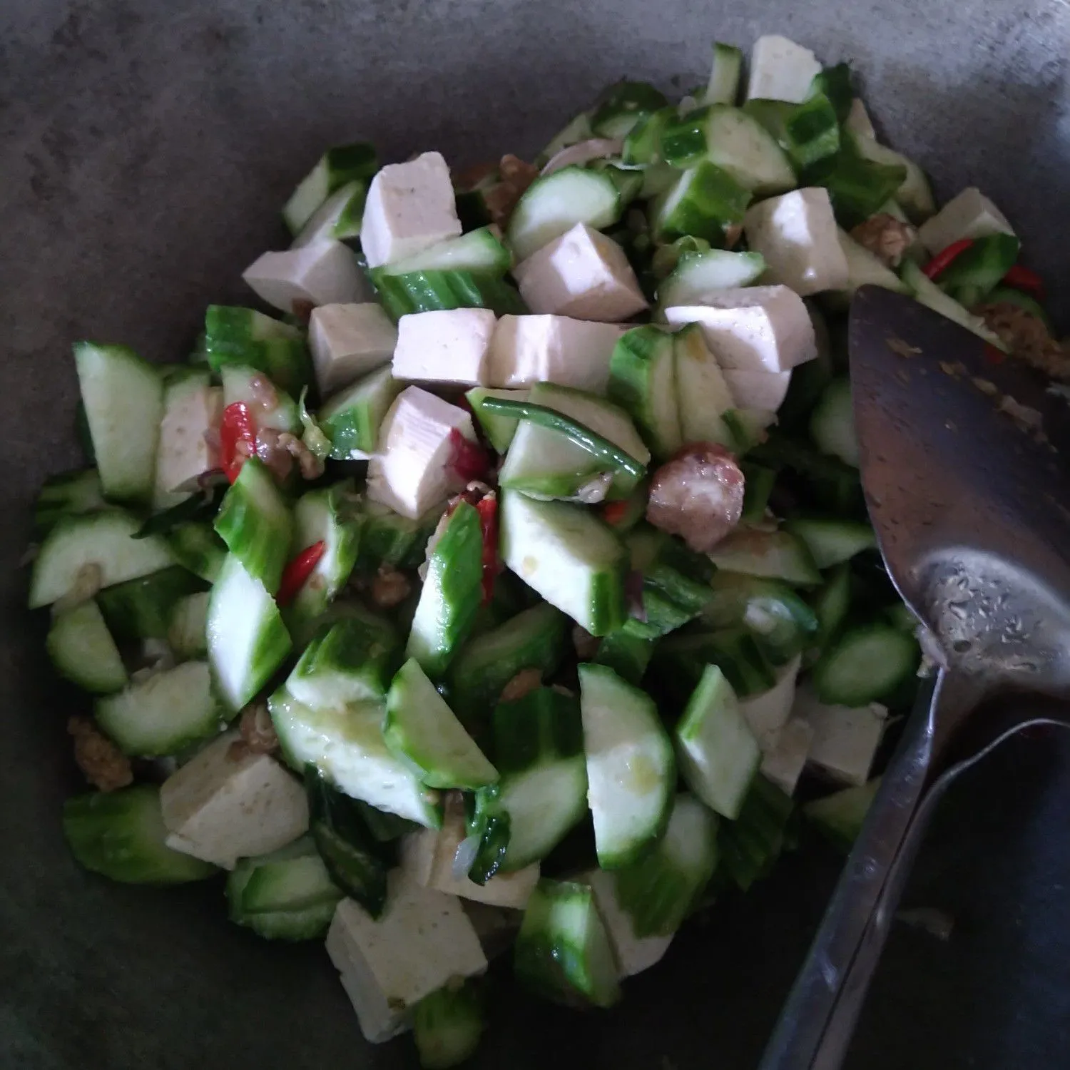 Step 3 Sayur Oyong Jawa