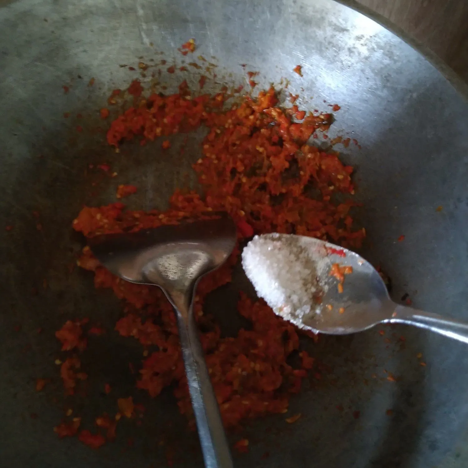 Step 4 Terong Balado Minang