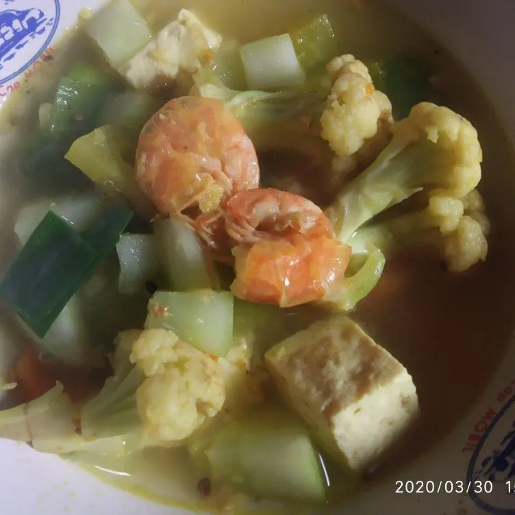 Sup Udang Bumbu Kuning #1Resep1NasiBungkus