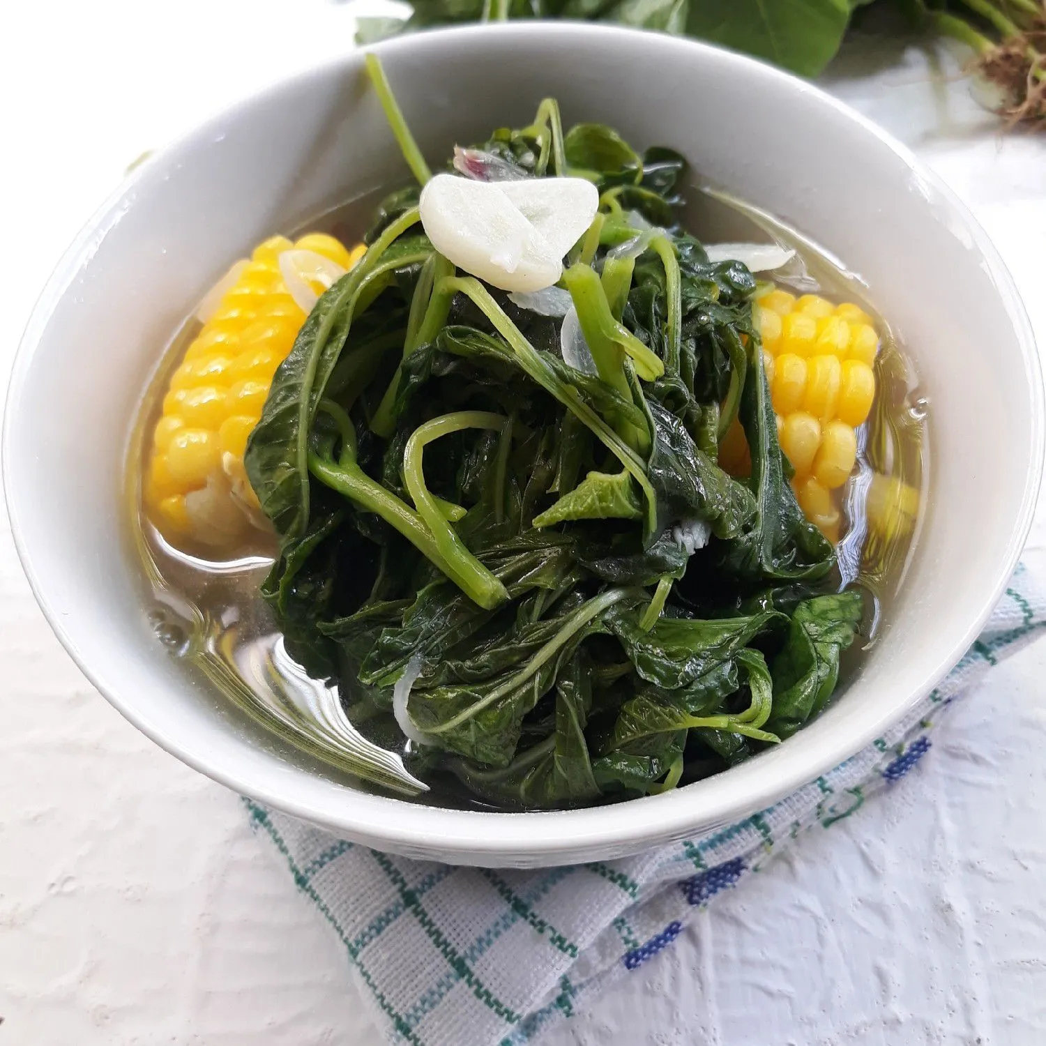 Sayur Bening Bayam Jagung #JagoMasakMinggu4