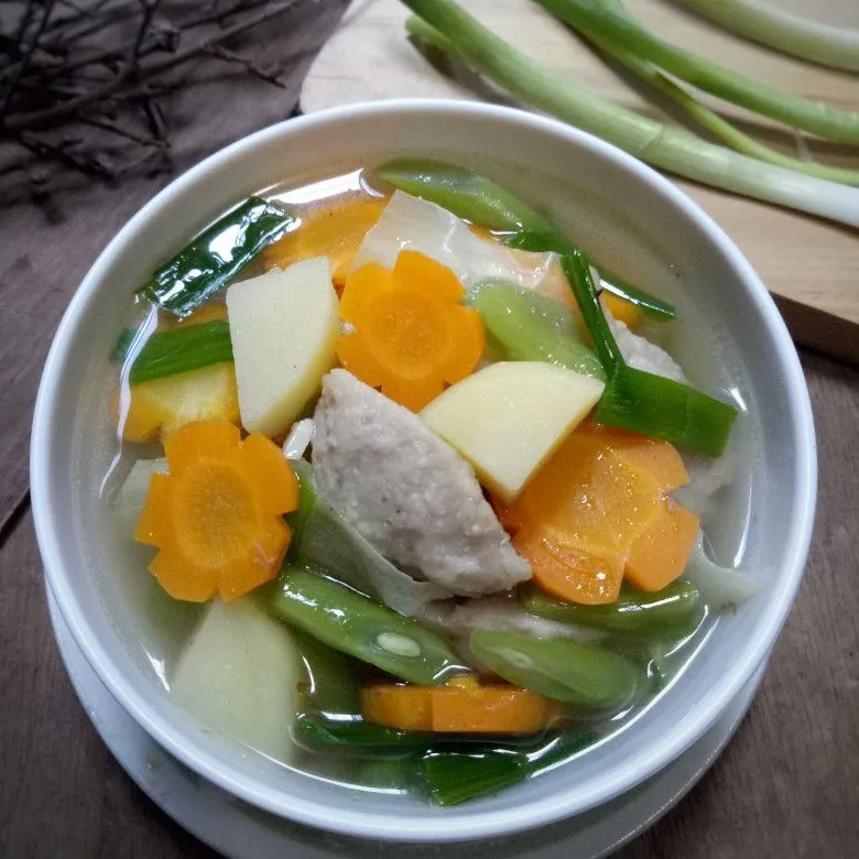 Sop Sayur Bakso #JagoMasakMinggu4