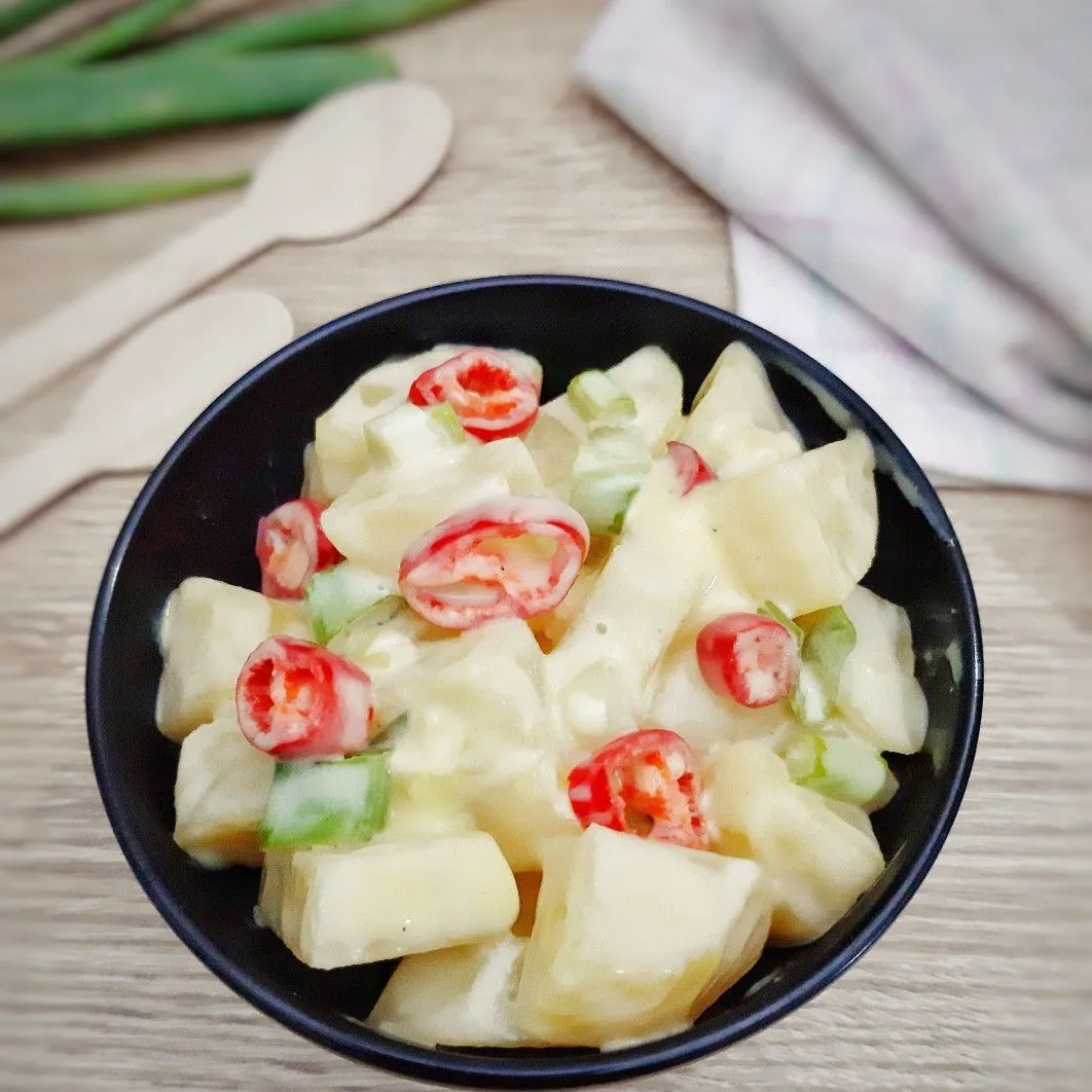 Salad Kentang Creamy #JagoMasakMinggu4