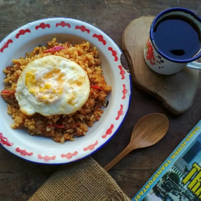 Nasi Goreng Kornet Daun Jeruk #JagoMasakMinggu4