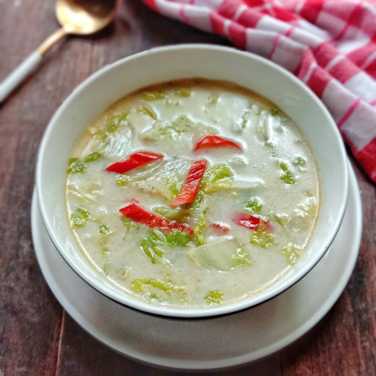 Sayur Sawi Putih Santan #JagoMasakMinggu4