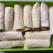Panaskan minyak, goreng kroket hingga kuning keemasan.