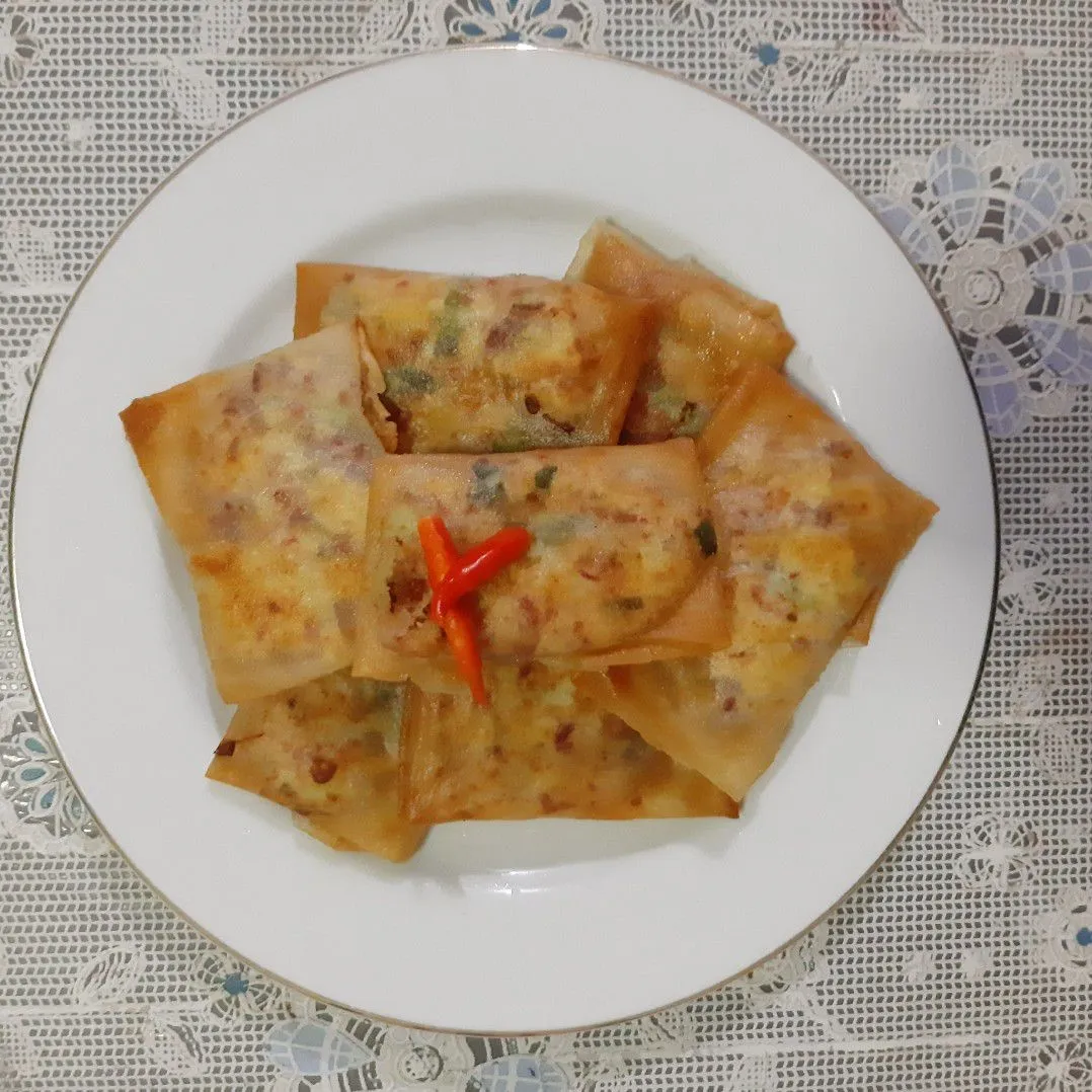 Step 9 Lumpia Martabak Telur